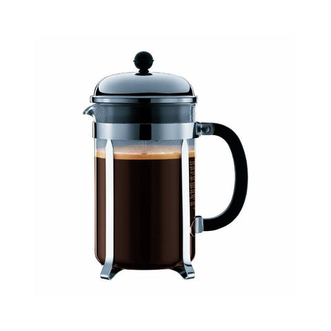 Bodum CHAMBORD 8-Cup (1L) French Press Coffee Maker [Glass Beaker] - The Concentrated Cup