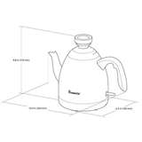 Brewista 1.2L Stout Spout Electric Cupping Kettle - The Concentrated Cup