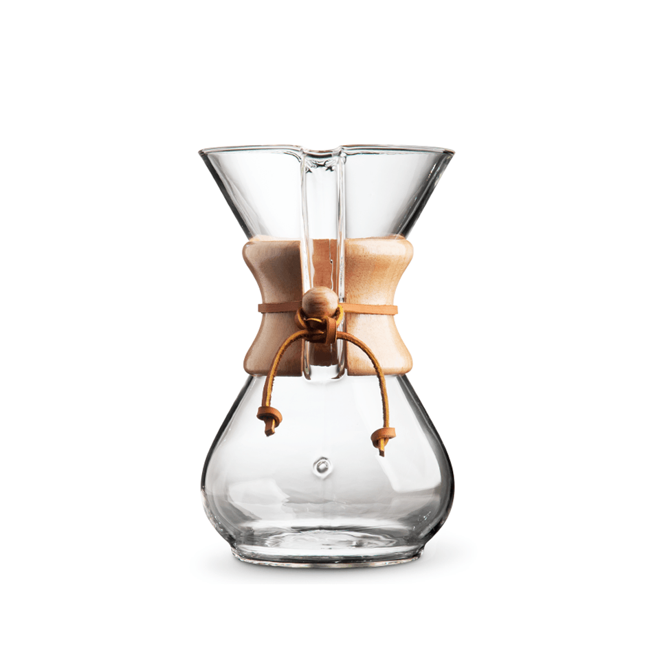 Chemex 6Cup PourOver "Classic" Series Glass Coffee Maker The Concentrated Cup