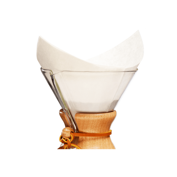 Chemex Bonded Pre-Folded FS-100 Filter Circles  (for the Chemex 6-Cup/ 8-Cup/10-Cup Pour-Over Glass Coffee Maker) - The Concentrated Cup