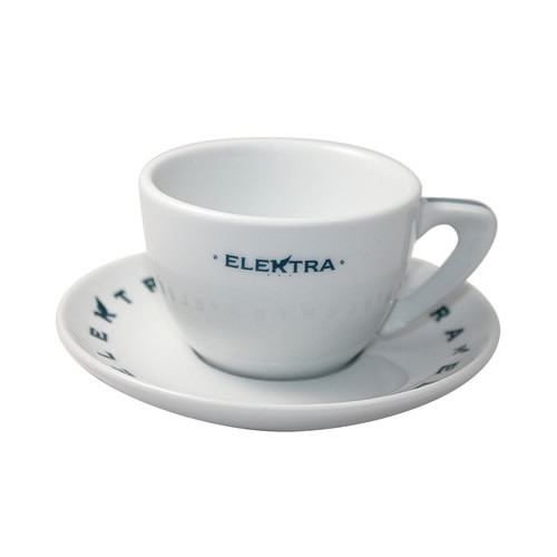 "Elektra" Logo Cappuccino Cups/ Saucers Set of 6 - Thumbnail 3
