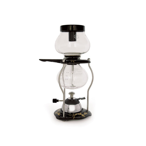 Yama Glass Tabletop Coffee Syphon (5 Cup) w Ceramic Base and Butane Burner - The Concentrated Cup